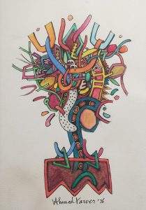 Ahmed Parvez, 10.5 x 16 Inches