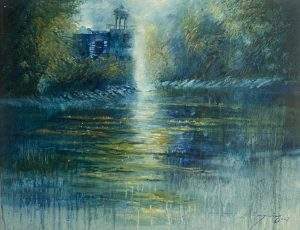 A.Q, Arif, 28 x 22 Inches