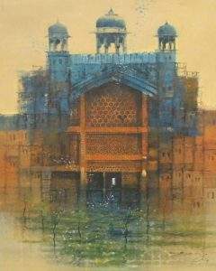 A.Q, Arif, 28 x 22 Inches