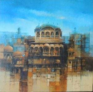 A.Q, Arif, 24 x 24 Inches
