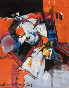 Mashkoor Raza 2715-, 14 x 18 Inches