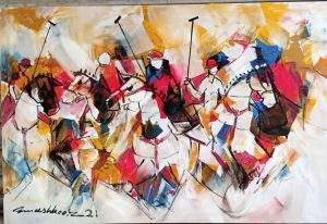 Mashkoor Raza, 24 x 36 Inches