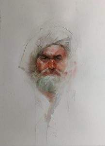 Faruq Siyal, 15 x 21 Inches