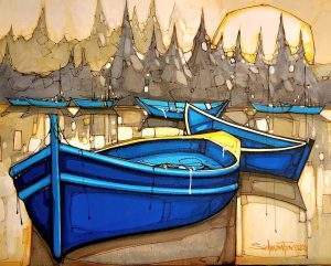 Salman Farooqi, 30 x 24 Inches