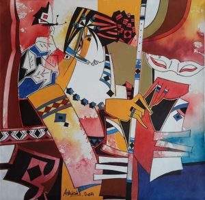 Ashkal, 24 x 24 Inches