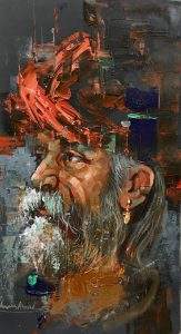 Awais Ahmad, 12 x 22 Inches