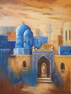 G.N. Qazi, 12 x 16 Inches