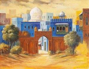 G.N. Qazi, 22 x 28 Inches