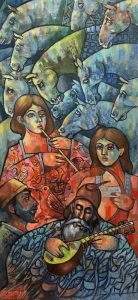 Mohsin Keiany, 15 x 32 Inches