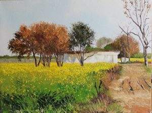 Najmul Hassan Najmi, 18 x 24 Inches