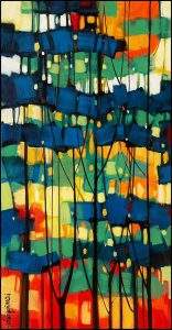 Salman Farooqi, 18 x 36 Inches