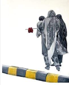 Zainab Aziz, 36 x 44 Inches
