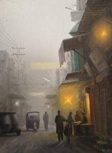 Zulfiqar Ali Zulfi, 21 x 29 Inches