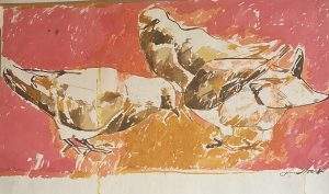 Jamil Naqsh, 21 x 11 Inches