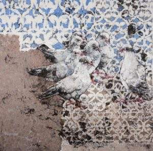 Jamil Naqsh, 36 x 36 Inches