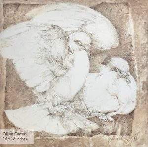 Jamil Naqsh, 16 x 16 Inches