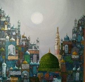 Javed Qamar, 24 x 24 Inches